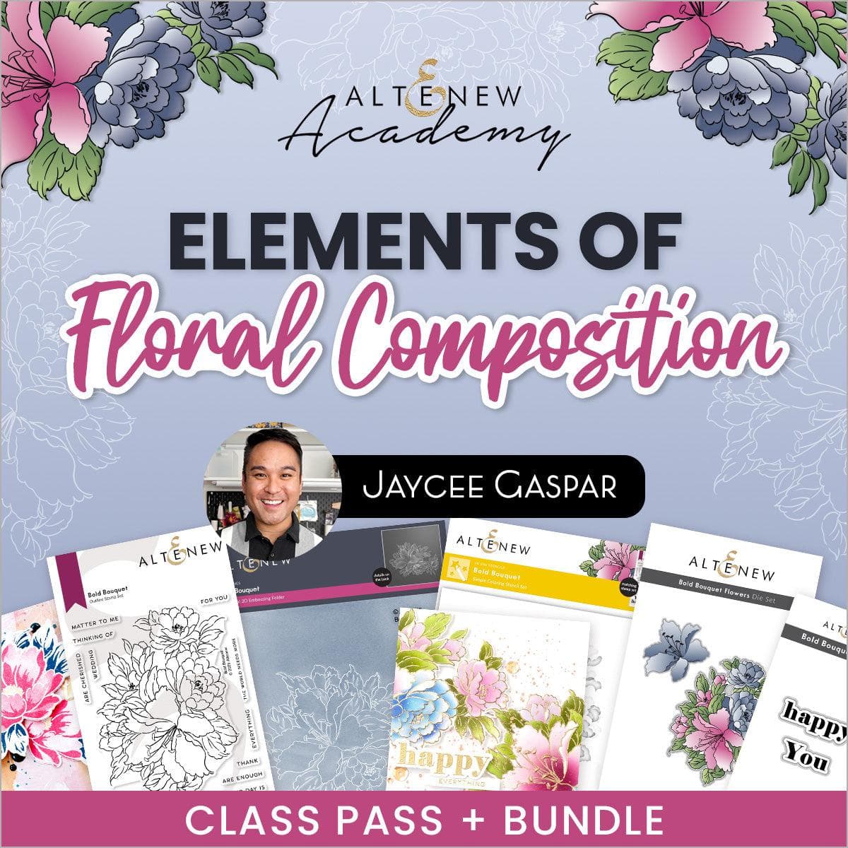 Elements of Floral Composition (Class Pass + Class Kit)