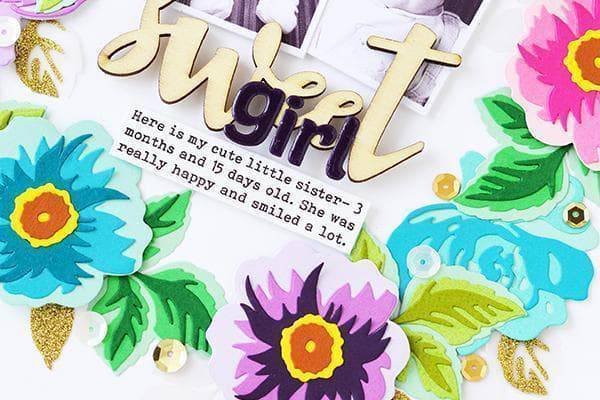 Online scrapbook cardmaking class by Altenew featuring vibrant floral designs for creative craft projects.