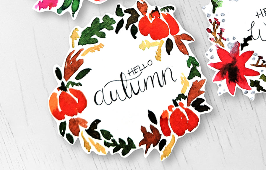 Four Wonderful Freehand Wreaths For All Seasons class schedule