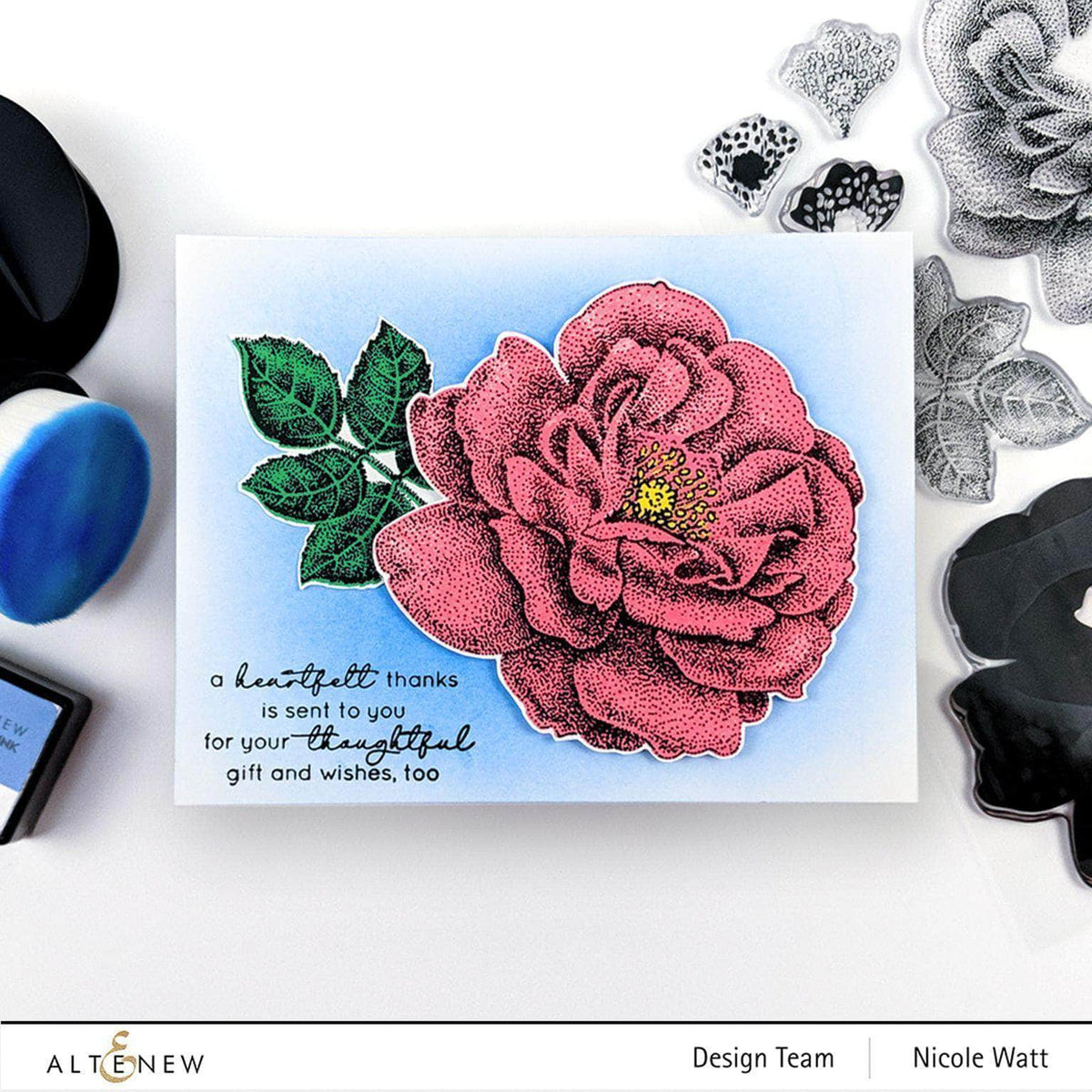 Altenew Creativity Kit Featurette Fussy-Cut Washi Tape Embellishments Class