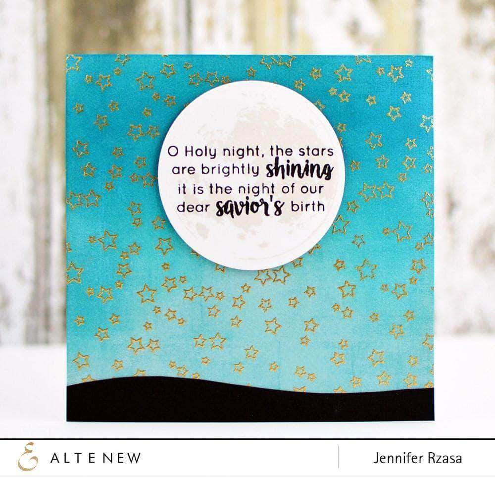 Altenew Creativity Kit Featurette Heat Embossed Ink Resist Background Class