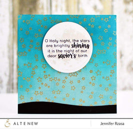 Altenew Creativity Kit Featurette Heat Embossed Ink Resist Background Class