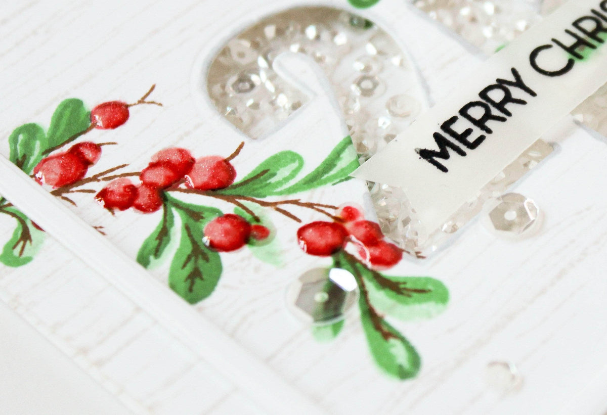 Altenew Holiday Bliss Class Bundle online cardmaking on demand class with festive designs and instructional materials.