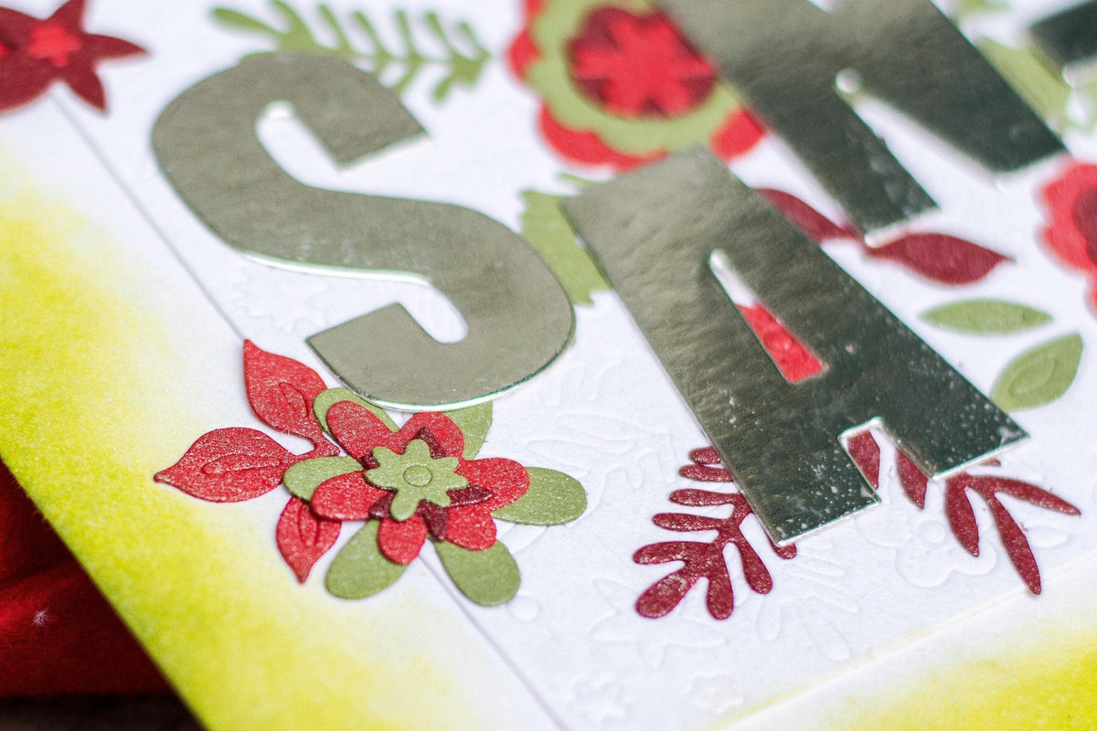 On-demand Altenew cardmaking class showing decorated holiday envelopes with festive designs and creative embellishments.