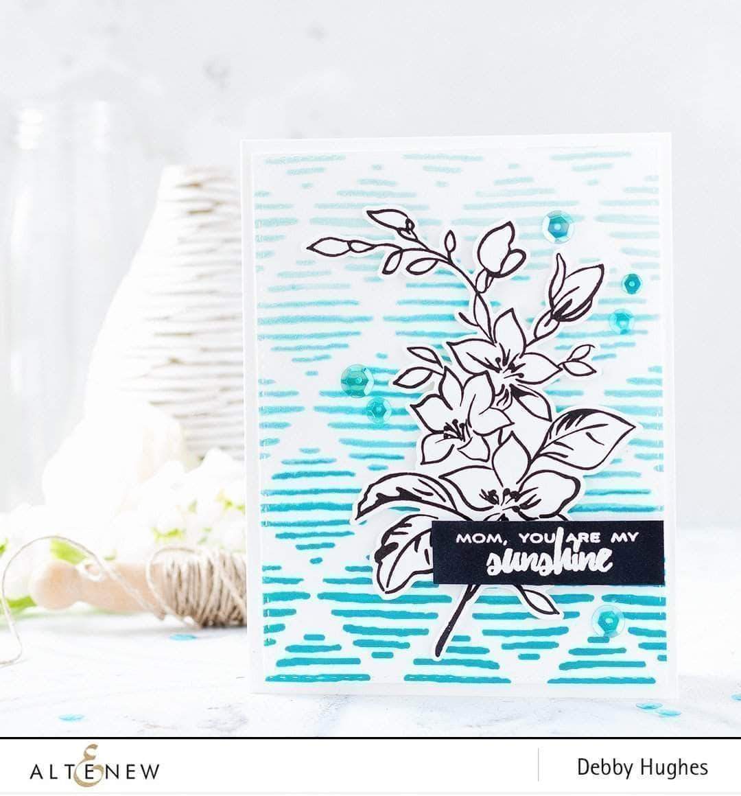 Altenew Creativity Kit Featurette How to Create Custom Backgrounds with Washi Tape Class