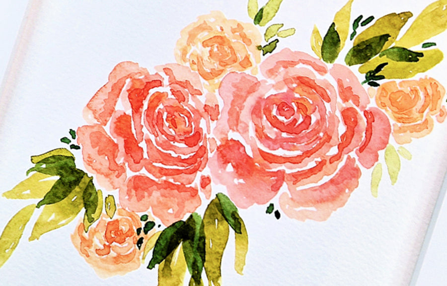 How to: Freehand Watercolor Rose Cluster Wall Art class schedule