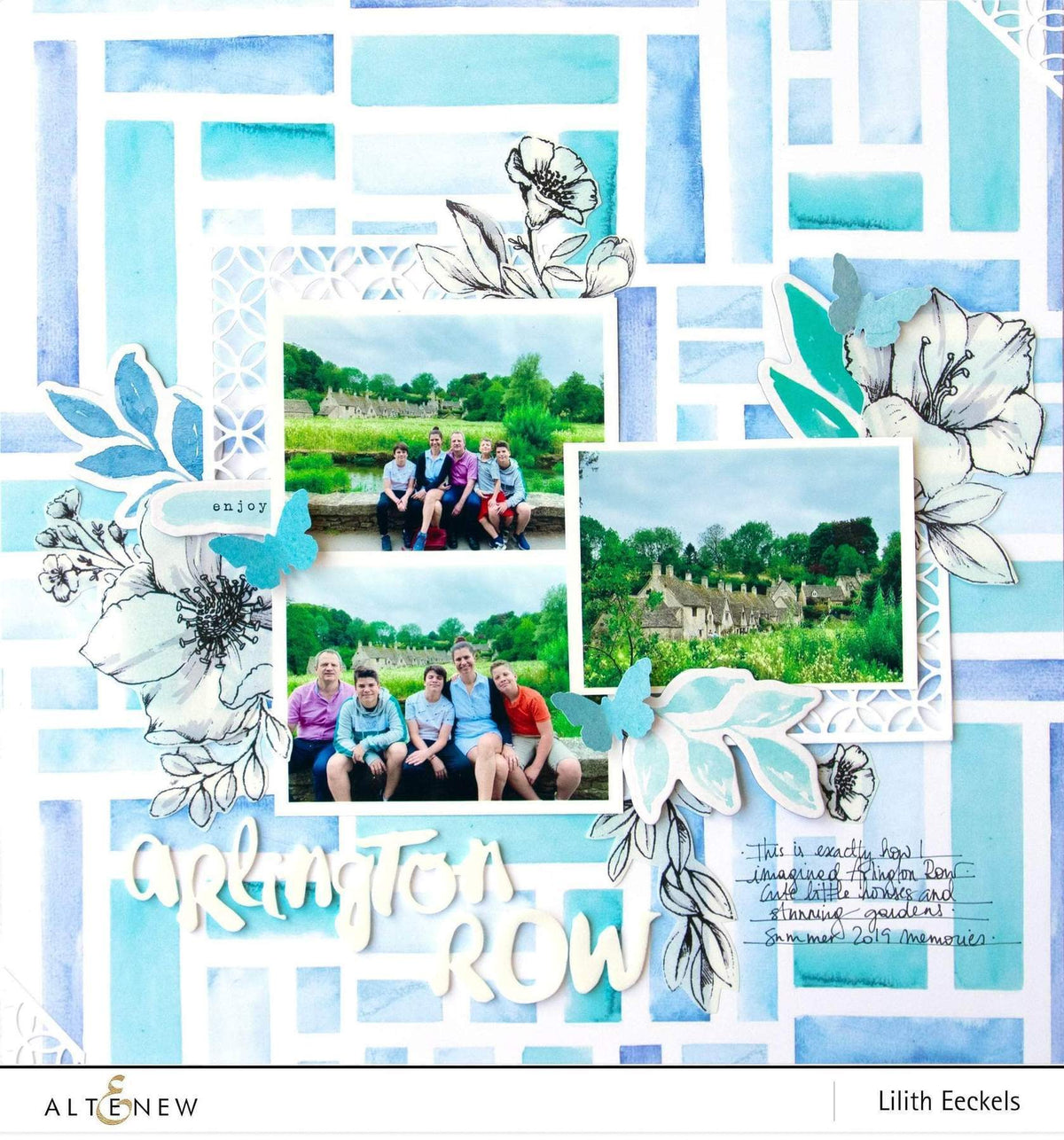 On-demand Altenew class on transforming washi tape effects with step-by-step techniques, shown with craft supplies and examples.