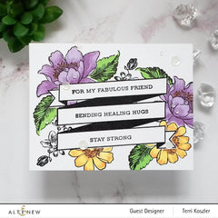 Altenew Creativity Kit Featurette Ink Resist to Add a Focal Point Class