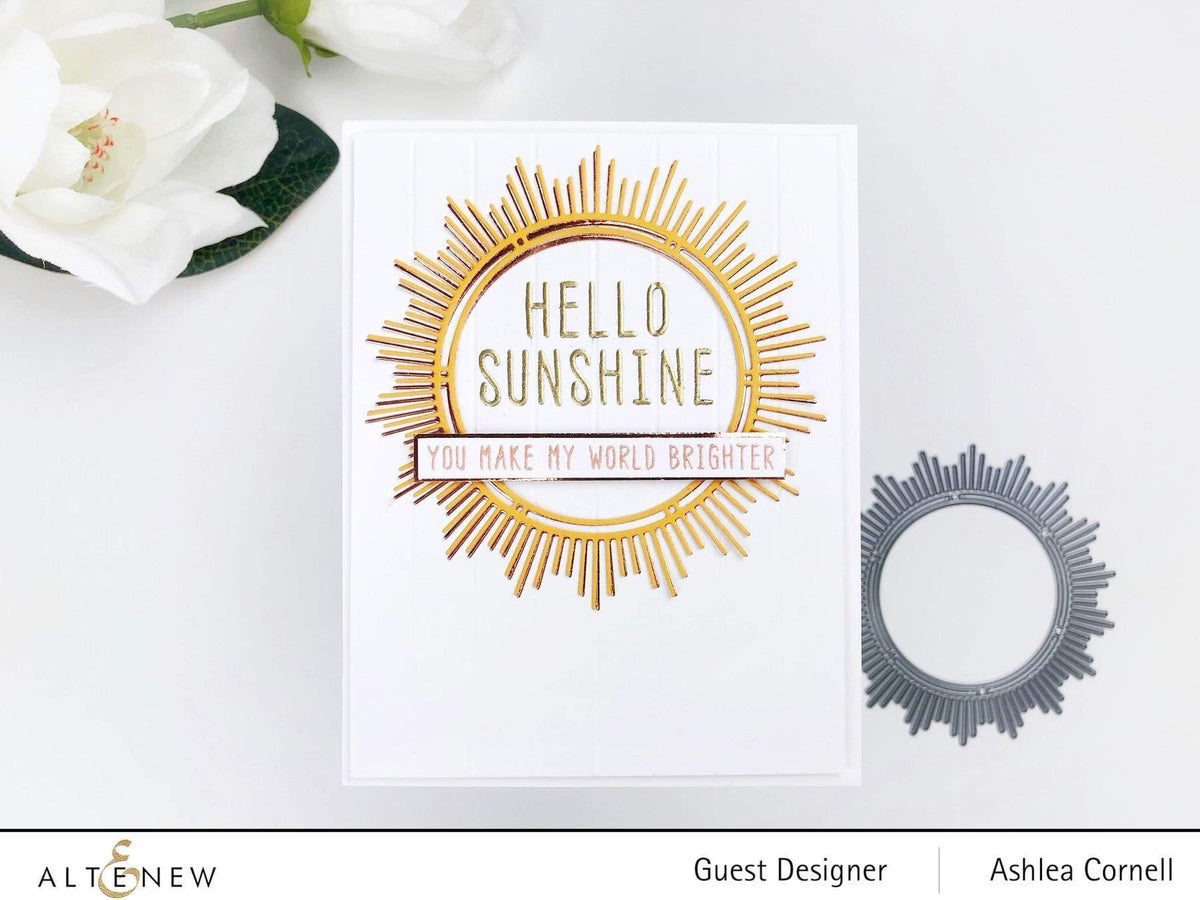 Altenew layering die-cut frames class on demand, showing step-by-step instructions for creating decorative frame designs.