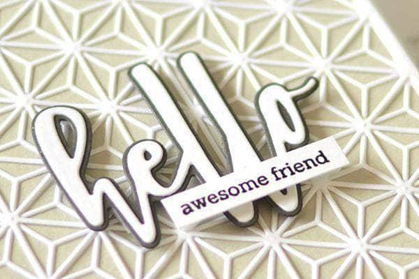 Altenew Layering Dies 3D & More workshop class pass, showing a set of intricate metal dies for crafting and paper projects