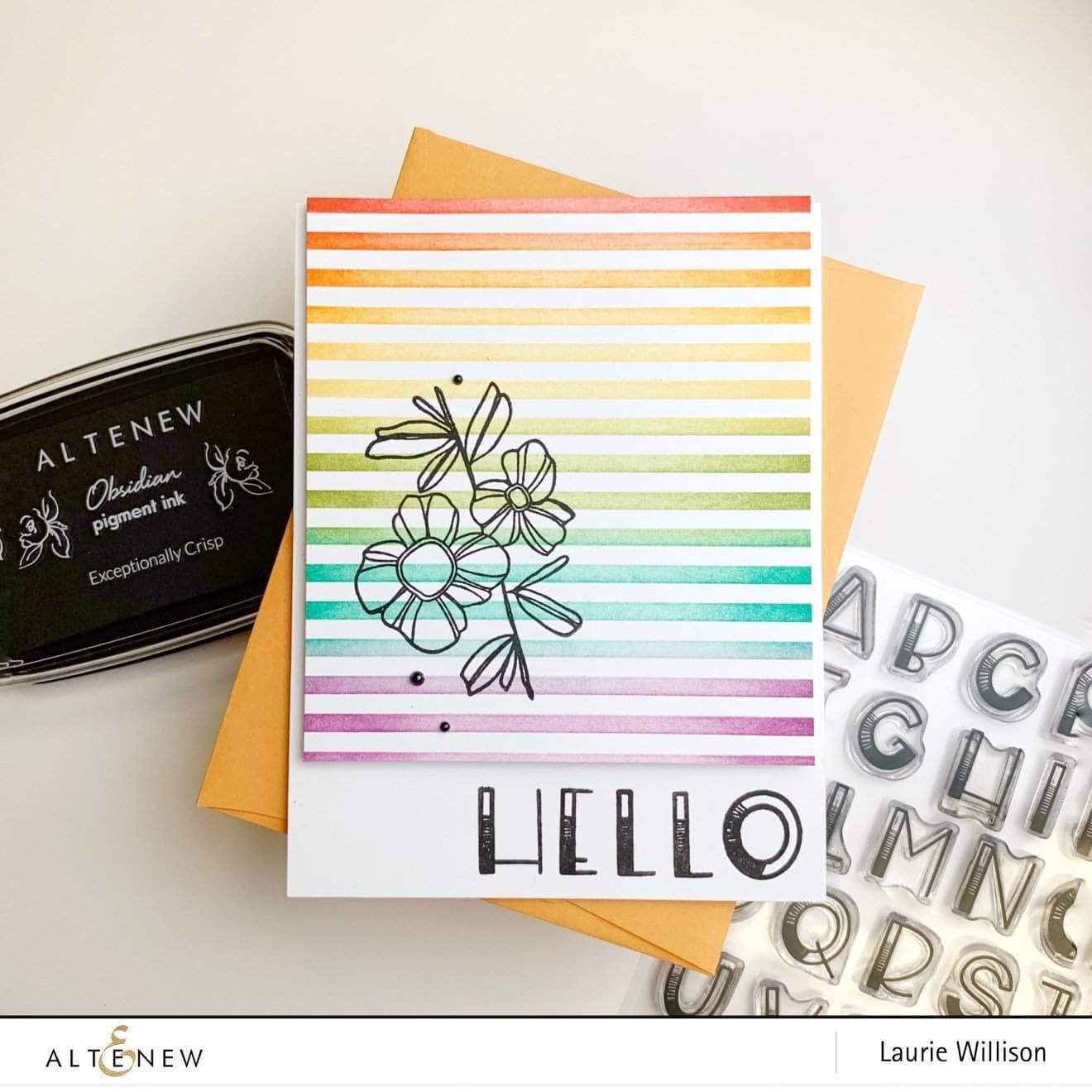 Altenew Creativity Kit Featurette Layering Stencils Class