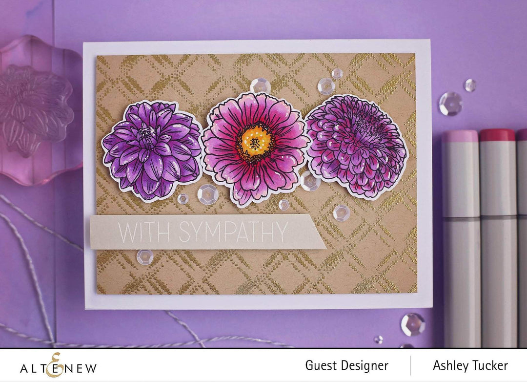 Altenew Creativity Kit Featurette Making Florals Pop Off a Dark Background Class