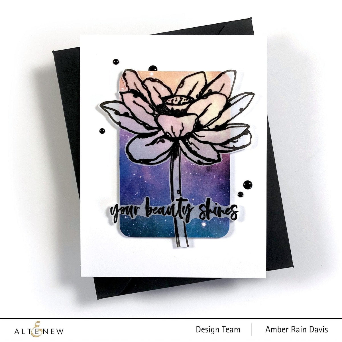 Altenew Creativity Kit Featurette Masking Floral Image Class