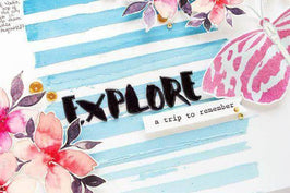 Altenew Class Mixed Media for Memory Keeping Online Cardmaking Class