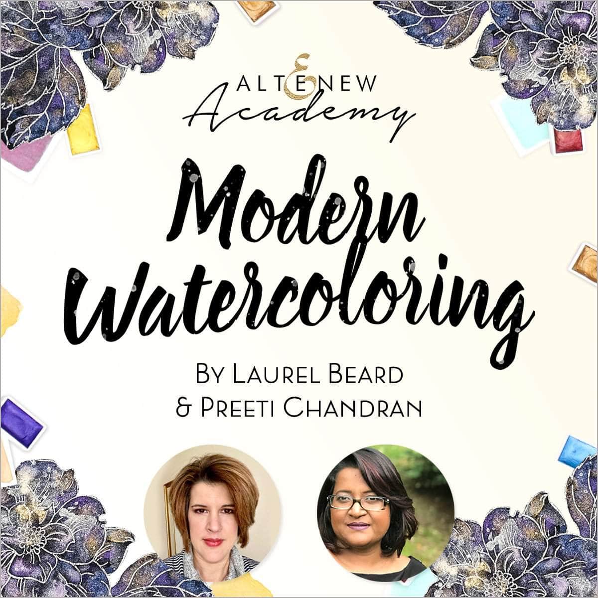 Altenew Class Modern Watercoloring Online Class