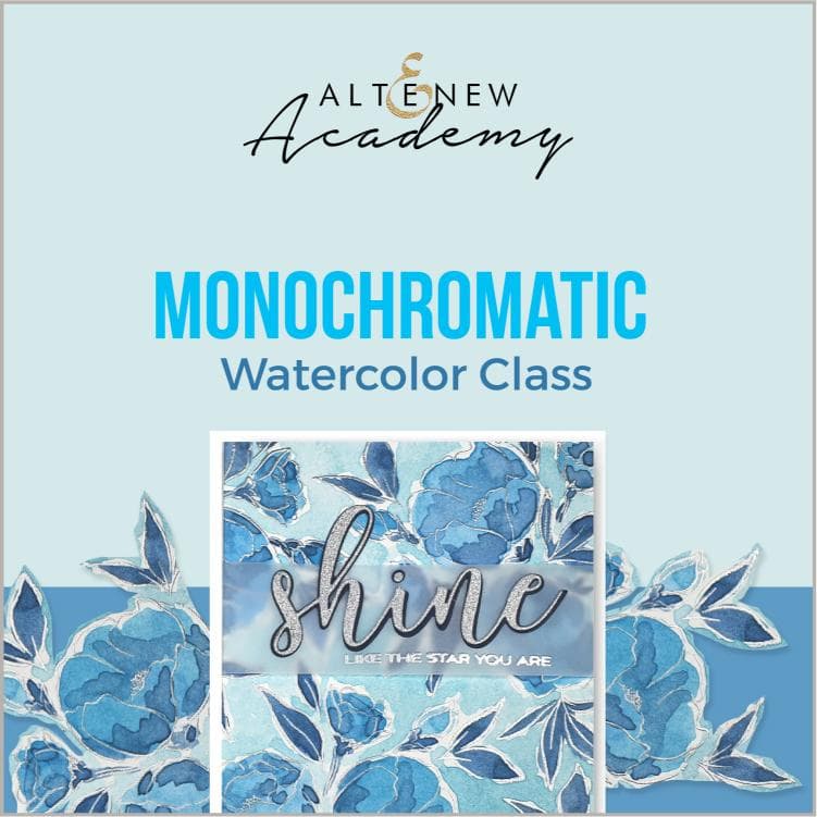 Altenew Creativity Kit Featurette Monochromatic Watercolor Class