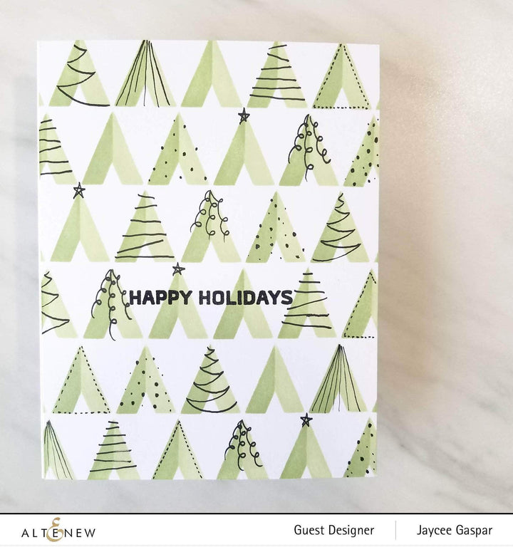 Altenew Creativity Kit Featurette Multi Heat Embossed Resist Background Class