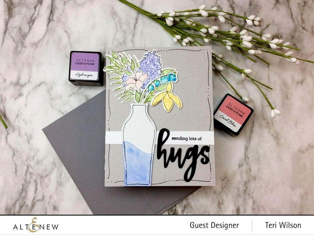 Altenew Creativity Kit Featurette Multi Heat Embossed Resist Background Class