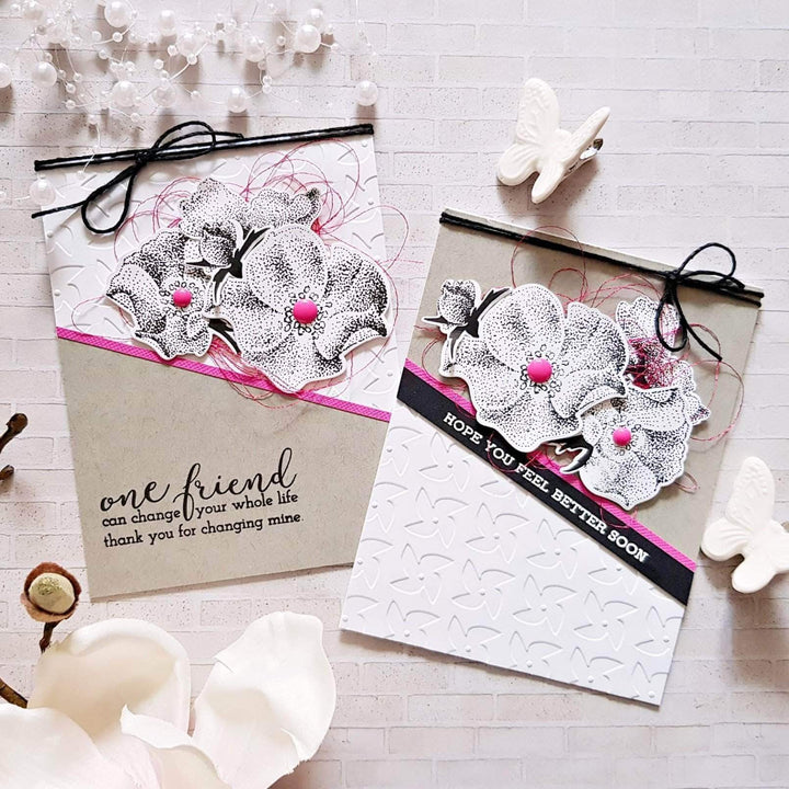 Altenew Creativity Kit Featurette Multi Heat Embossed Resist Background Class