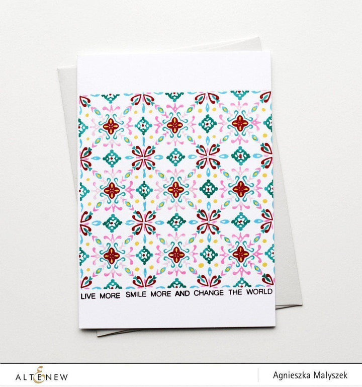 Altenew Creativity Kit Featurette Multi-Layered Frame Background Class