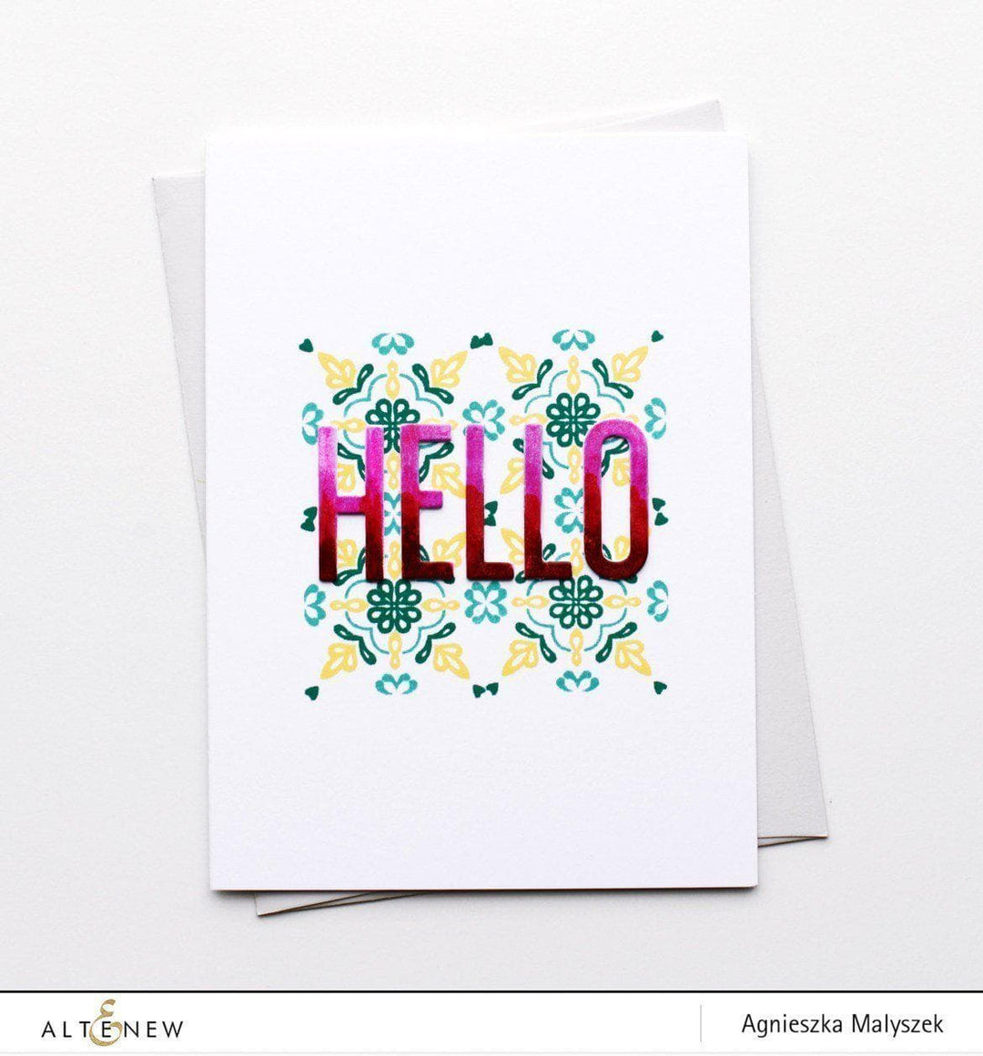 Altenew Creativity Kit Featurette Multi-Layered Frame Background Class