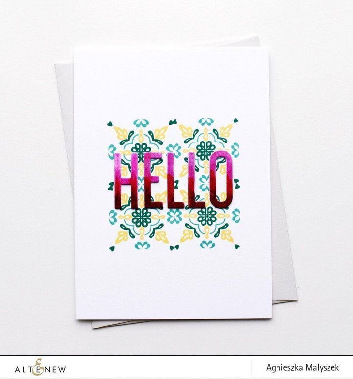 Altenew Creativity Kit Featurette Multi-Layered Frame Background Class