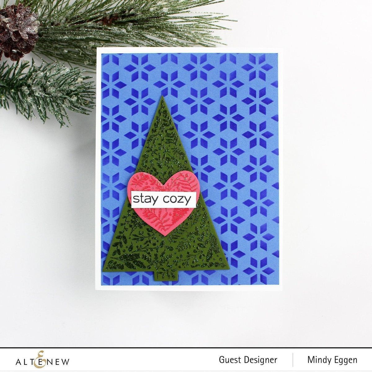Altenew Creativity Kit Featurette Multi-Masking On A One Layer Card Class