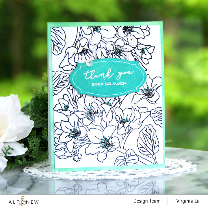 Altenew Creativity Kit Featurette Multi-Masking On A One Layer Card Class