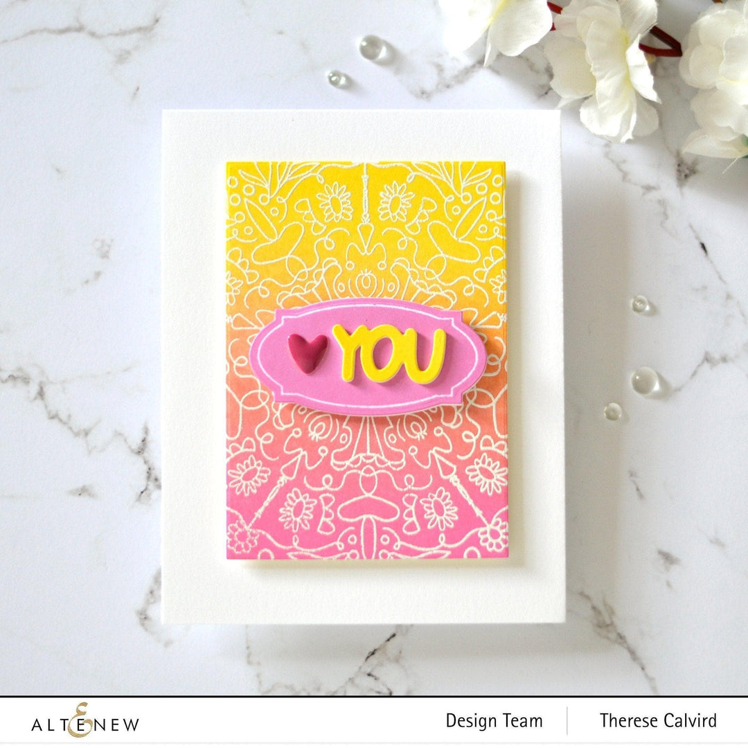 Altenew Creativity Kit Featurette Multi-Masking On A One Layer Card Class