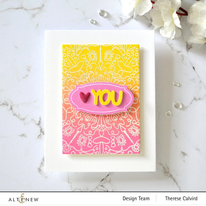 Altenew Creativity Kit Featurette Multi-Masking On A One Layer Card Class