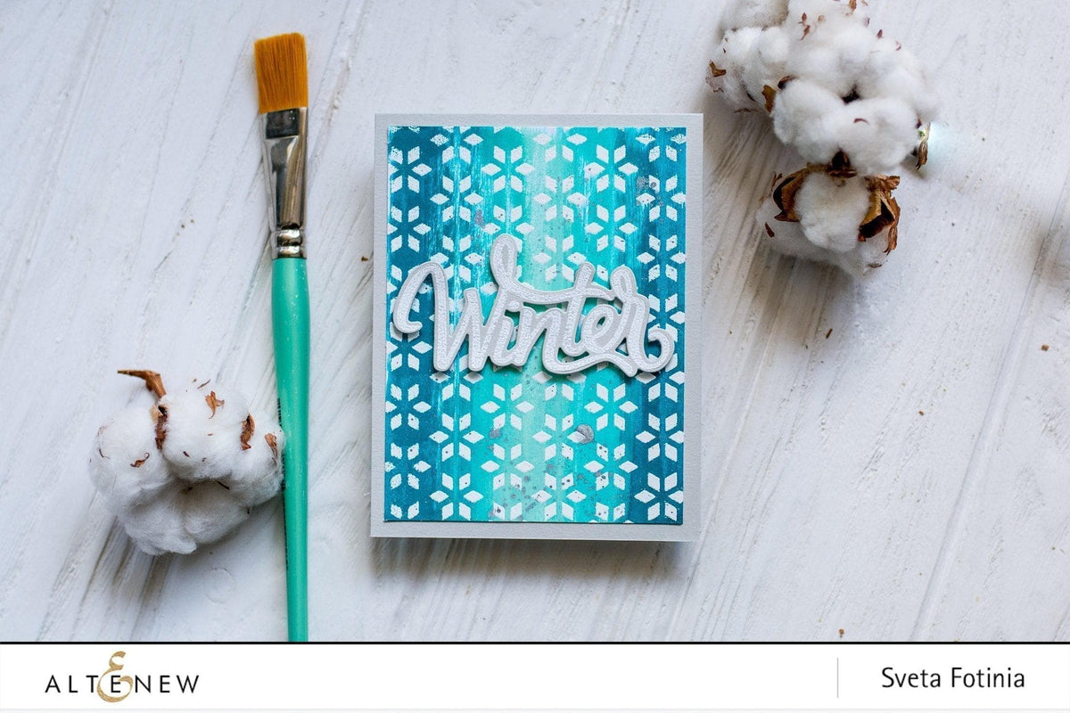 Altenew Creativity Kit Featurette Multi-Masking On A One Layer Card Class