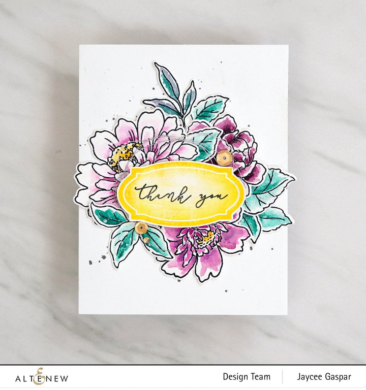 Altenew Creativity Kit Featurette Multi-Masking On A One Layer Card Class