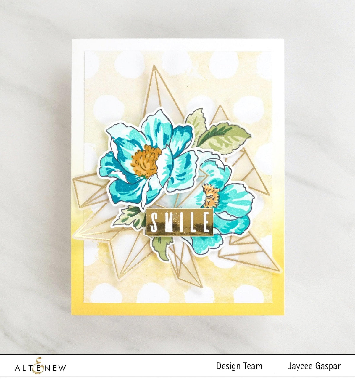 Altenew Creativity Kit Featurette Multi-Masking On A One Layer Card Class