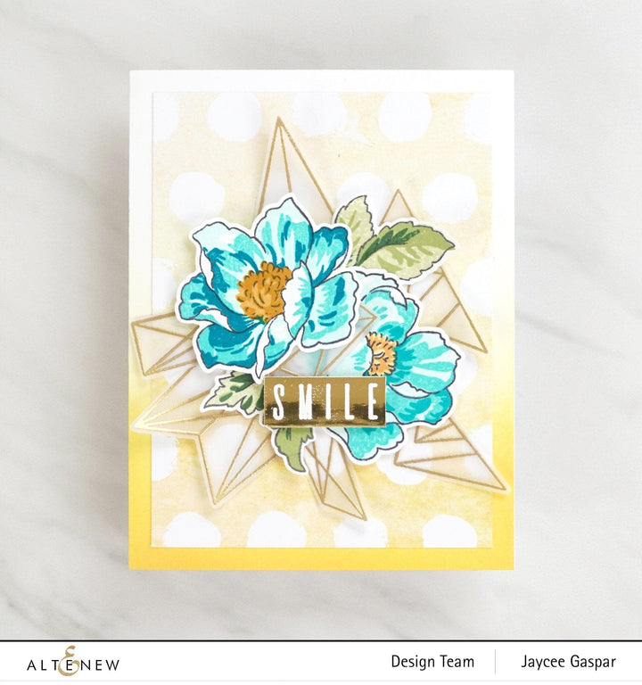 Altenew Creativity Kit Featurette Multi-Masking On A One Layer Card Class