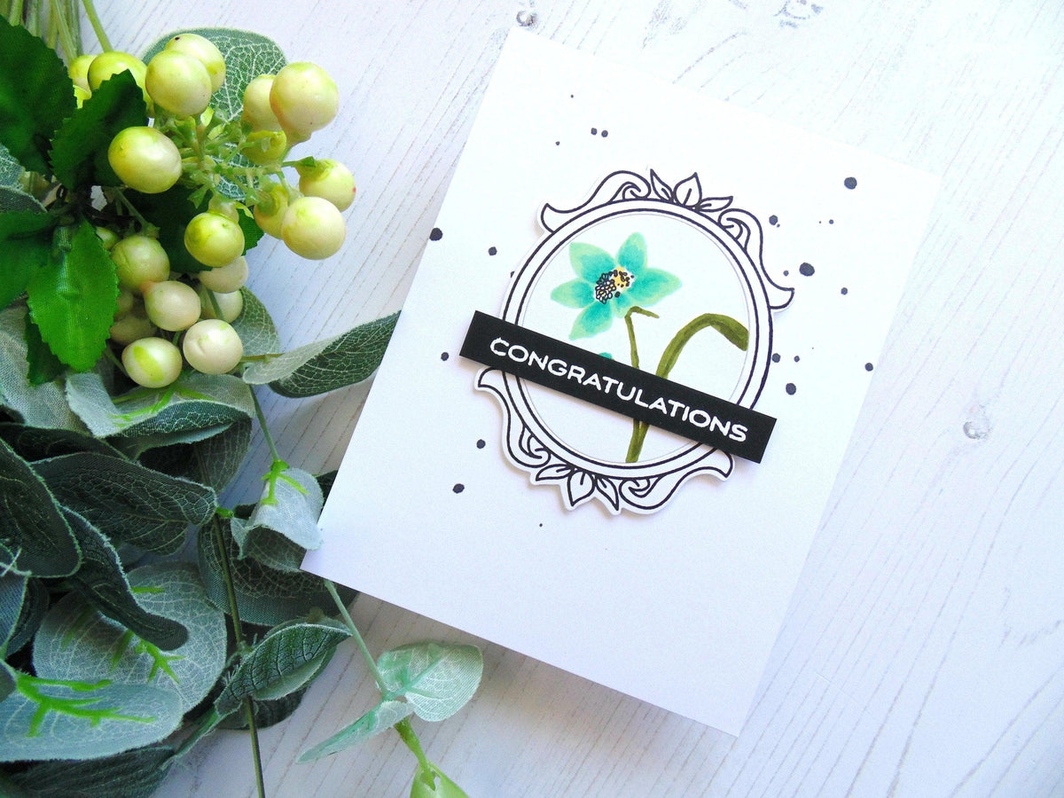 Altenew Creativity Kit Featurette No-Line Coloring Over Solid Stamped Images Class