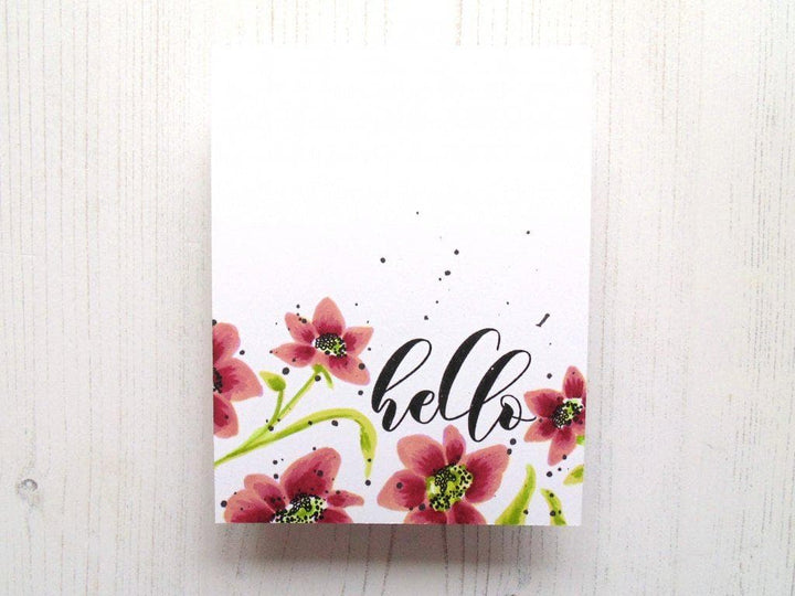 Altenew Creativity Kit Featurette No-Line Coloring Over Solid Stamped Images Class