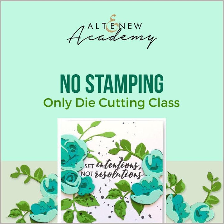 Altenew Creativity Kit Featurette No Stamping - Only Die Cutting Class