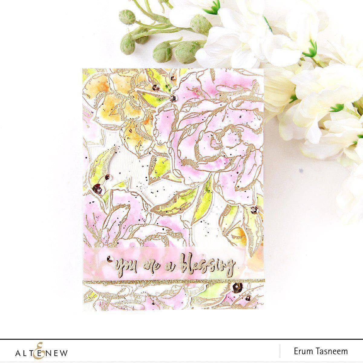 Altenew Creativity Kit Featurette Patterned Paper Coloring Class