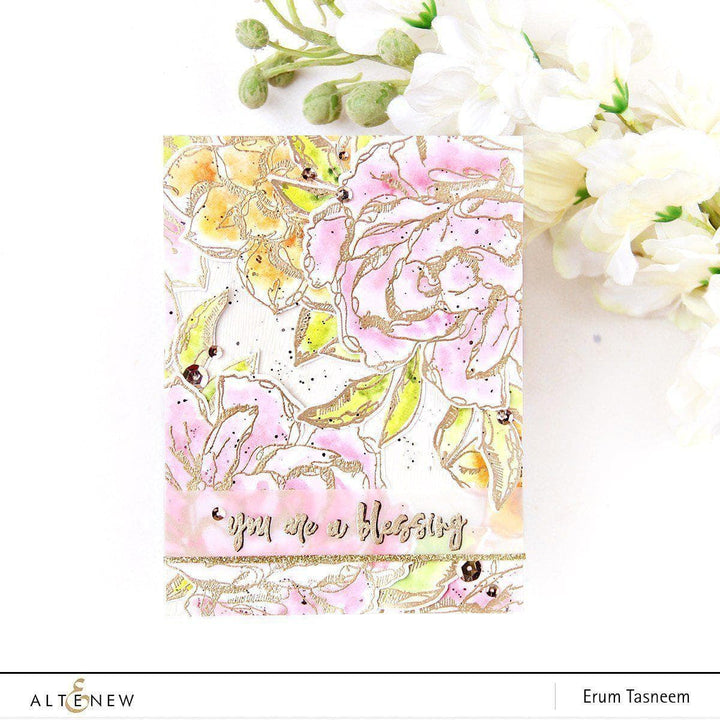 Altenew Creativity Kit Featurette Patterned Paper Coloring Class