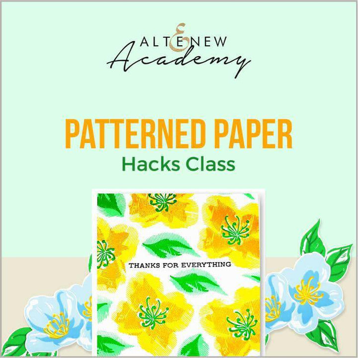 Altenew Creativity Kit Featurette Patterned Paper Hacks Class