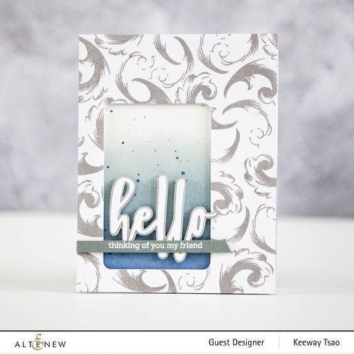 Altenew Creativity Kit Featurette Popped Up Panel Background Class