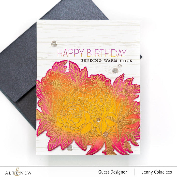 Altenew Creativity Kit Featurette Rainbow Watercolor Background Class