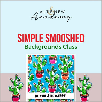 Altenew Creativity Kit Featurette Simple Smooshed Backgrounds Class