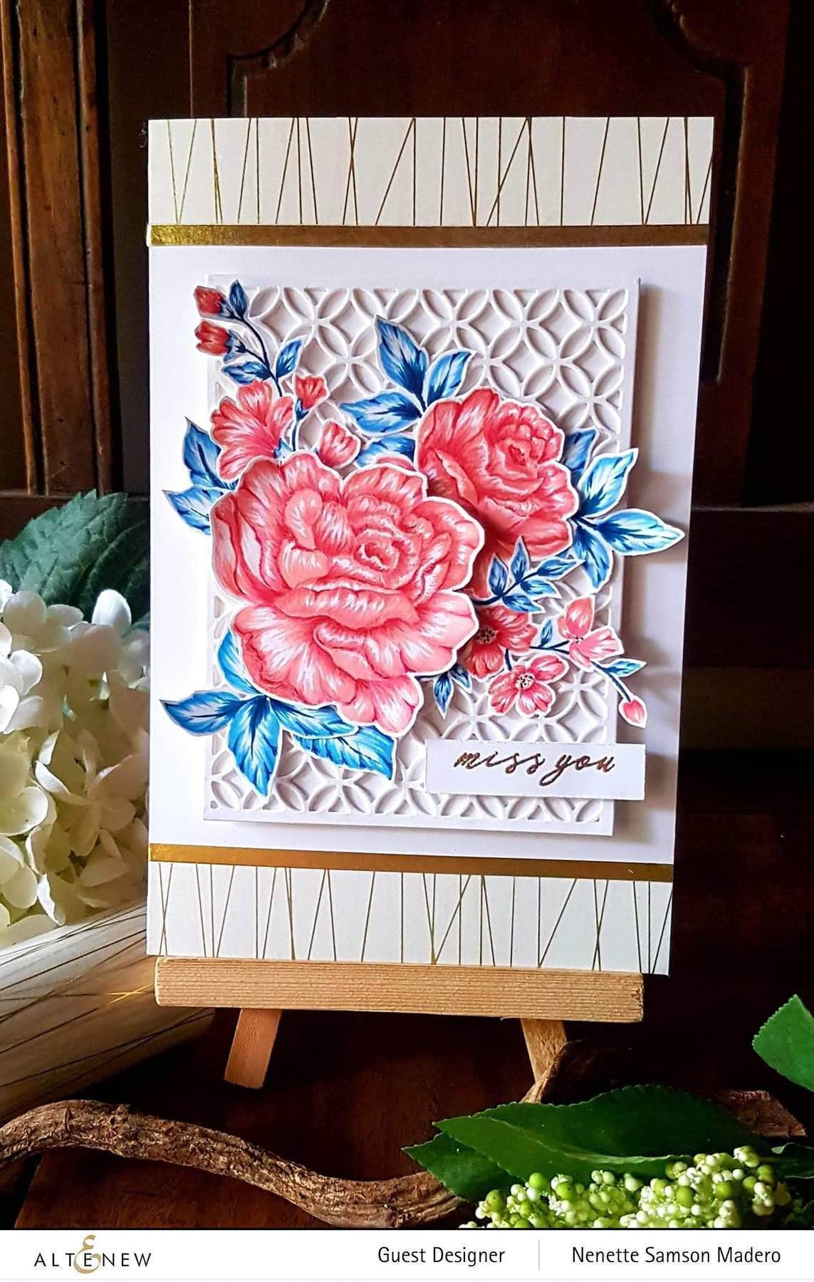 Altenew Creativity Kit Featurette Soft Watercolor Flowers Class