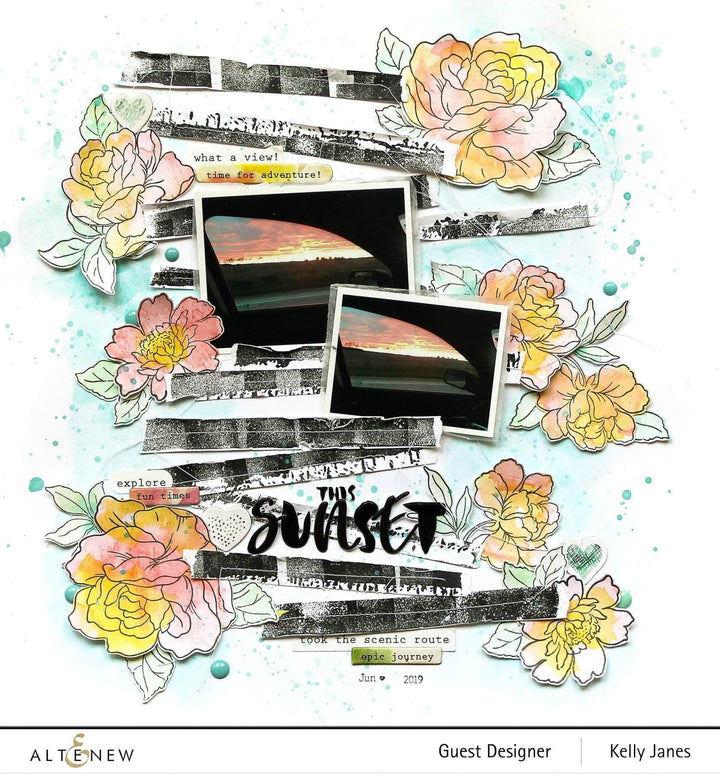 Altenew Creativity Kit Featurette Soft Watercolor Flowers Class