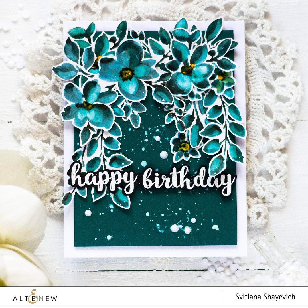 Altenew Creativity Kit Featurette Soften Images with Spritzing Class