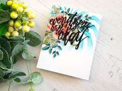 Altenew Creativity Kit Featurette Soften Images with Spritzing Class