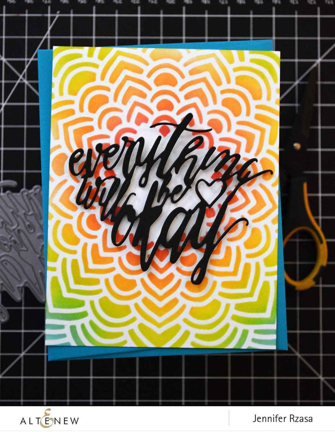 Altenew Creativity Kit Featurette Soften Images with Spritzing Class