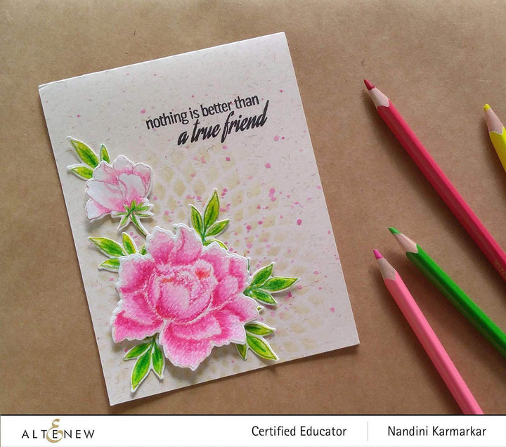 Altenew Creativity Kit Featurette Soften Images with Spritzing Class