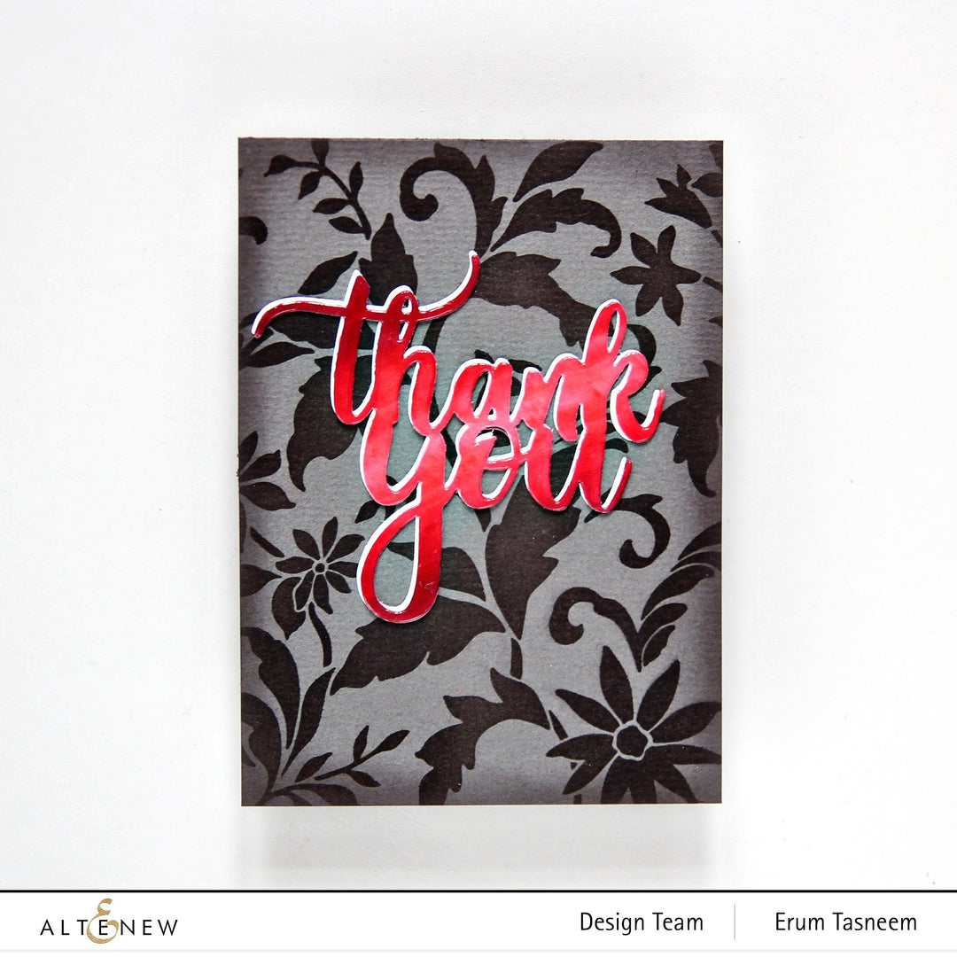 Altenew Class Spritzed Faux Watercoloring With Stamps Cardmaking Class